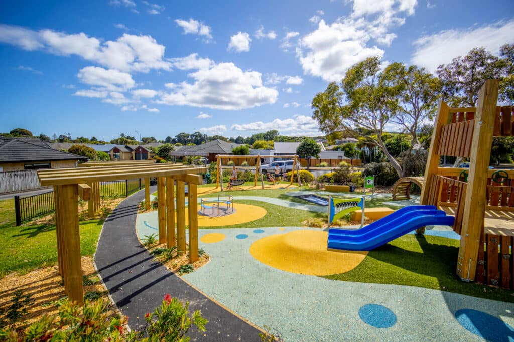 The 2023 Playground of the Year - Lorna Irene Reserve Playground, where accessibility meets innovation and fun!