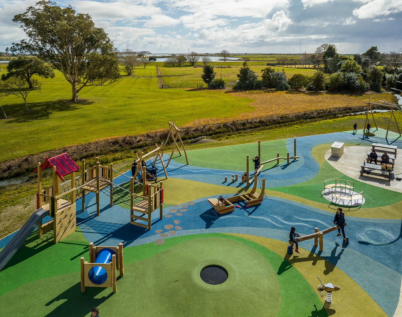 Whitikau Reserve Playground with all its features