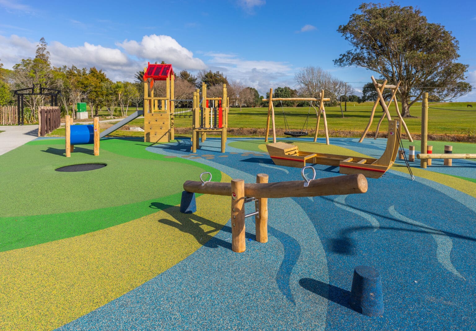 Creo Robinia Play Equipment at Whitikau Reserve Playground