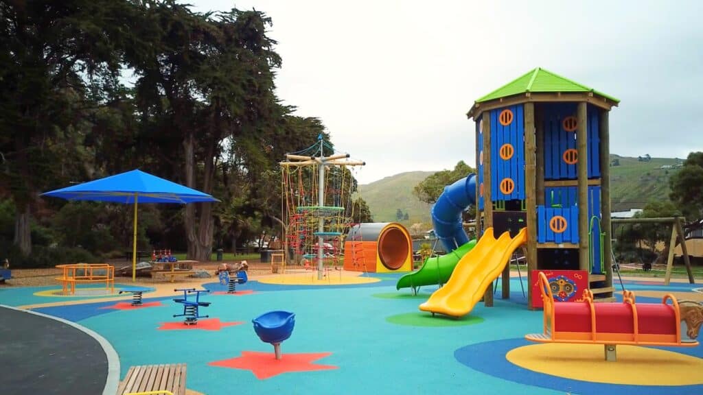 Best playgrounds in Christchurch - Scarborough Playground