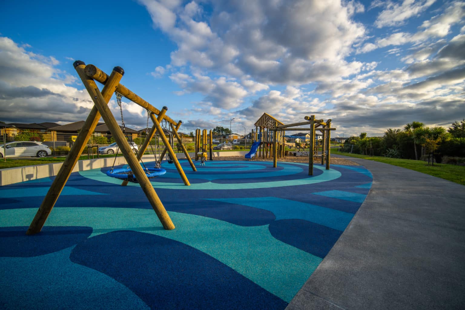 Riverhead Drive Playground Auckland NumatREC Playground Surfacing