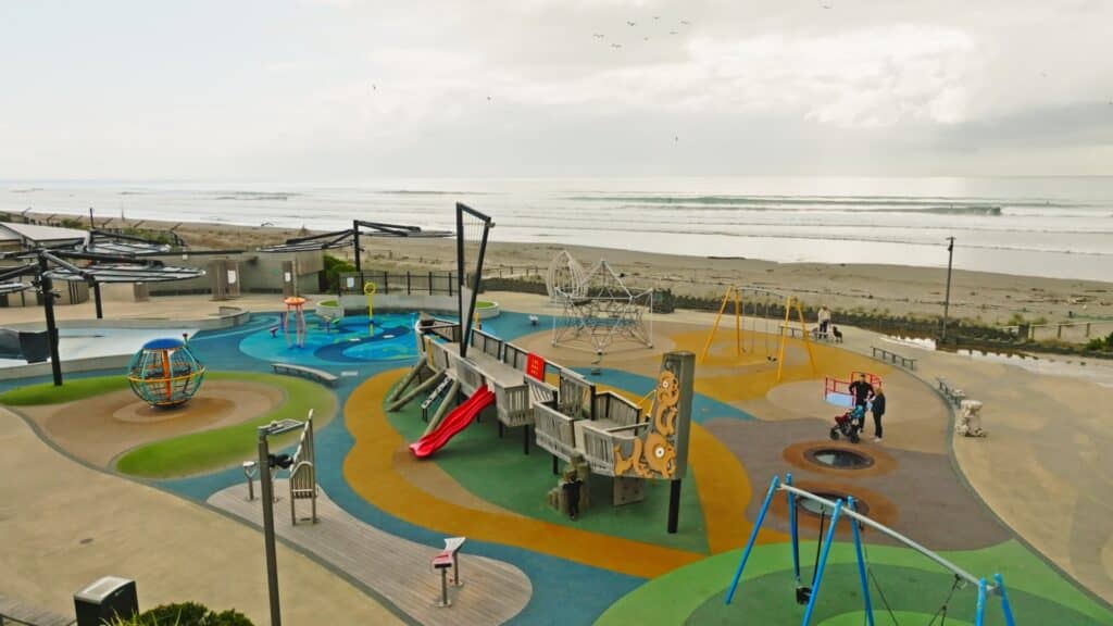 Best playgrounds in Christchurch - New Brighton Pier Playground